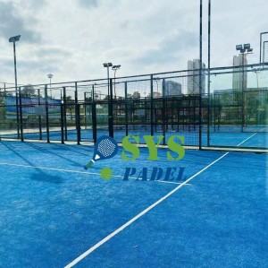 Factory Padel Tennis Court for All-Weather Play Wind & Rain Resistant Design Panoramic Padel Court