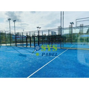 Factory Padel Tennis Court for All-Weather Play Wind & Rain Resistant Design Panoramic Padel Court