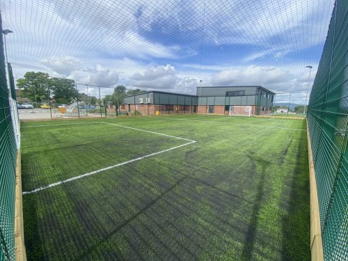 SYSTURF Custom Soccer Field Cage Non-infill Artificial Grass FIFA Quality Panna Football Cage Field