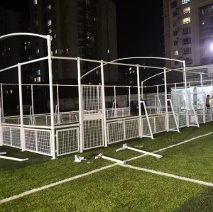 SYSTURF Custom Soccer Field Cage Non-infill Artificial Grass FIFA Quality Panna Football Cage Field