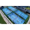 Custom Size Panoramic Padel Court with Full View Glass Wall for Tournaments and Training