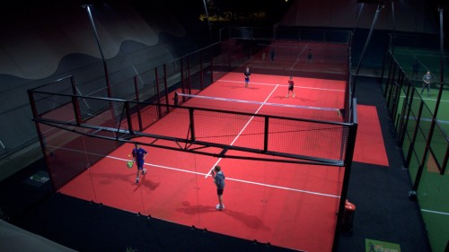 Custom Size Panoramic Padel Court with Full View Glass Wall for Tournaments and Training