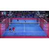 Factory Price Panoramic Padel Court with UV Resistant Grass and Durable Steel Structure