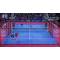 Factory Price Panoramic Padel Court with UV Resistant Grass and Durable Steel Structure