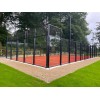 Outdoor Durable Panoramic Padel Court with Color Customized Grass and Branding Options