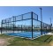 Outdoor Durable Panoramic Padel Court with Color Customized Grass and Branding Options