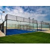 High Quality Panoramic Padel Court with LED Lighting System and Shock Absorbing Artificial Turf