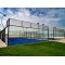 High Quality Panoramic Padel Court with LED Lighting System and Shock Absorbing Artificial Turf