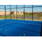 Weatherproof Panoramic Padel Court with LED System and Outdoor Artificial Grass
