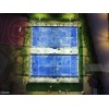 High Quality Panoramic Padel Court with LED Lighting System and Shock Absorbing Artificial Turf