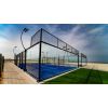 Weatherproof Panoramic Padel Court with LED System and Outdoor Artificial Grass