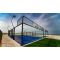 Weatherproof Panoramic Padel Court with LED System and Outdoor Artificial Grass