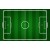 Durable Non-infill Football Artificial Grass Thick PP Backing Soccer Pitch Sports Synthetic Turf