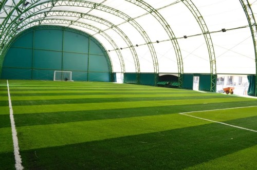 Professional Outdoor Cage Football Field with Artificial Turf and Durable Fence System