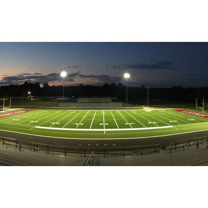 High Quality Artificial Grass Cage Football Field with LED Lighting System