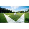 Professional Outdoor Cage Football Field with Artificial Turf and Durable Fence System