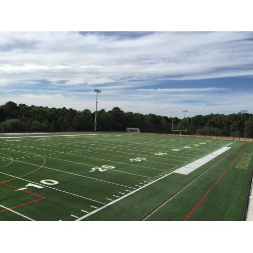 Cage Football Field with Strong Steel Fence and Shock Absorption Turf Surface