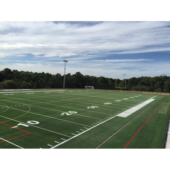 Cage Football Field with Strong Steel Fence and Shock Absorption Turf Surface