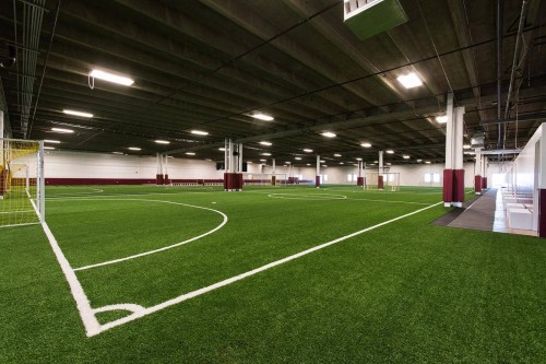 Professional Outdoor Cage Football Field with Artificial Turf and Durable Fence System