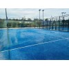 Outdoor Durable Panoramic Padel Court with Color Customized Grass and Branding Options