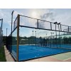 Professional Panoramic Padel Court with Tempered Glass and Galvanized Steel Frame for Club Use