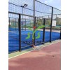 Stylish Panoramic Padel Court with Impact Resistant Glass and Stable Base Structure
