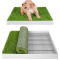 Soft And Skin Friendly Landscape Artificial Grass With Good Water Permeability For Your Pet
