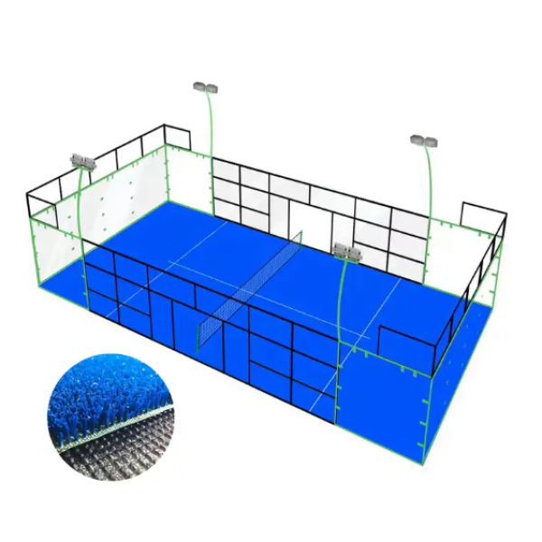 Tennis High Quality Padel Tennis Court Artificial Grass Decoration Curly Turf