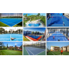 12mm CE Certificated White Line Turf Artificial Grass Padel for Padel Tennis Court