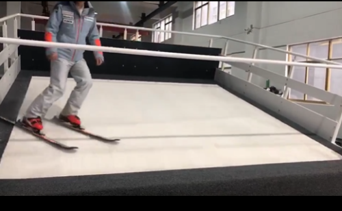 Simulador de esquí Césped de esquí artificial personalizado