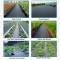 Black Color Fabric Barrier Landscape Heavy Duty Weed Barrier For Artificial turf installation