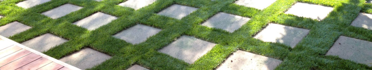 Terrace garden artificial grass