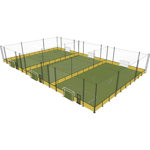 Outdoor Cage Football FIFA Quality Non-infill Synthetic Grass Portable Soccer Field Artificial Grass
