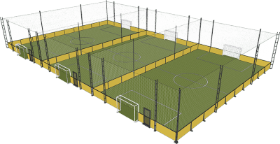 Outdoor Cage Football FIFA Quality Non-infill Synthetic Grass Portable Soccer Field Artificial Grass