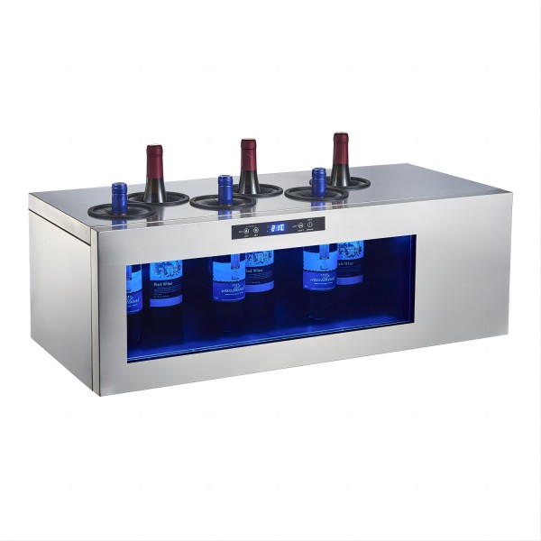 ODM/OEM 6-bottle Commercial Countertop Wine Cooler for Global Brand Suppliers & Service Providers