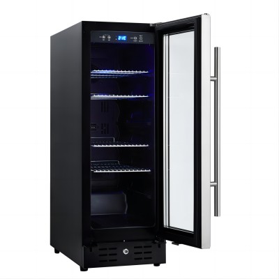 Customizable OEM/ODM Digital Control Single Zone Compressor Beverage Cooler with Wire Shelves