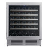 OEM/ODM Custom Wine Cooler - 54 Bottles with Wooden Shelves for Global Brand Integration & Importers
