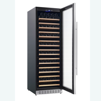 OEM/ODM 166 Bottle Capacity Single Zone Wine Cooler for Your Brand's Global Distribution