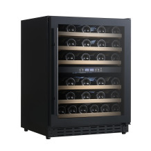 OEM/ODM Commercial 46-Bottle Capacity Dual Zone Wine Cooler for Global Retailers and Importers