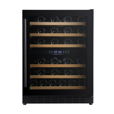 OEM/ODM Commercial 46-Bottle Capacity Dual Zone Wine Cooler for Global Retailers and Importers