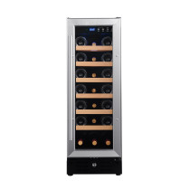 Bespoke OEM & ODM Solutions-21 Bottles Wine Cooler with Digital Single Zones & Compressor Technology