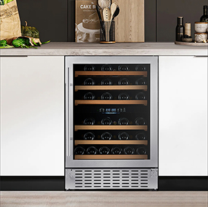 Dual Temperature Zone Wine Cooler
