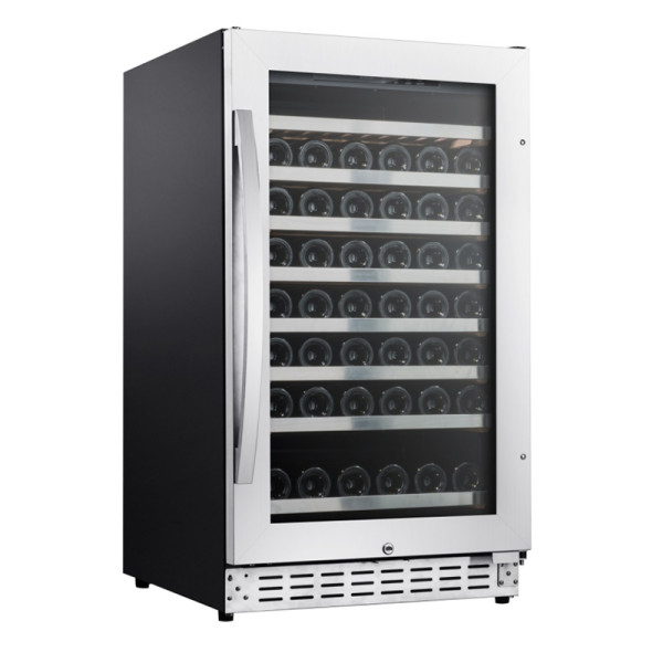 Premium Single Zone Wine Cooler with beautiful Shelves–83 Bottles | Ideal for Global Brand Partners
