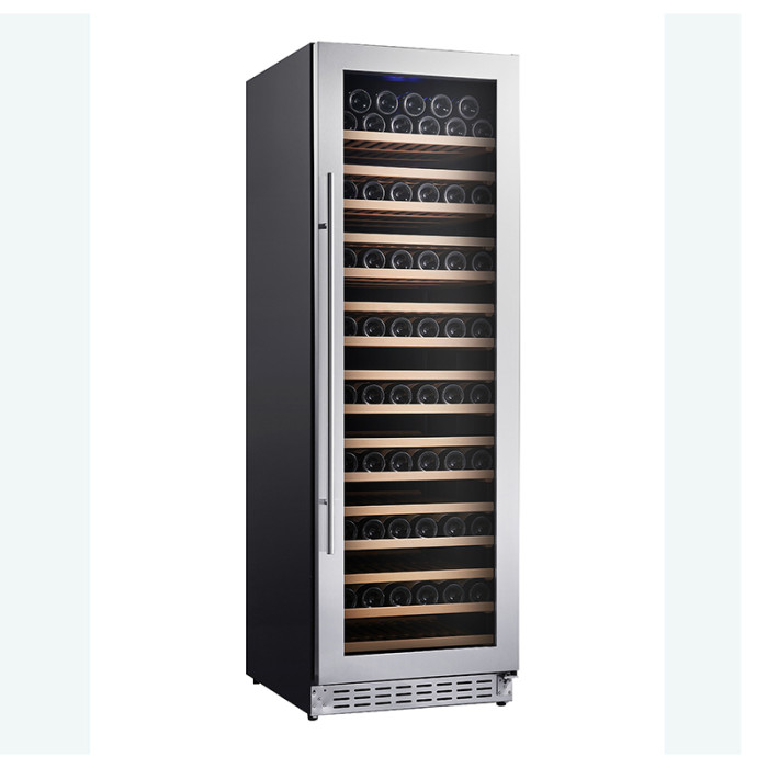 OEM ODM Customizable Single Zone Wine Cooler – 166 Bottle Capacity, Modern Digital Control Compressor