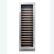 OEM/ODM Customizable Single Zone Wine Cooler – 166 Bottle Capacity Modern Digital Control Compressor