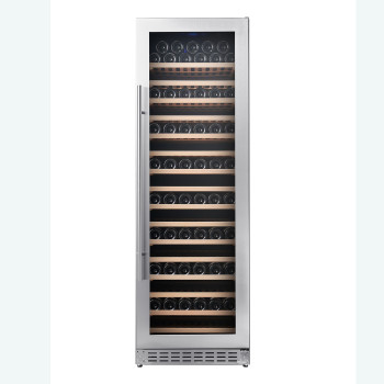 OEM/ODM Customizable Single Zone Wine Cooler – 166 Bottle Capacity Modern Digital Control Compressor