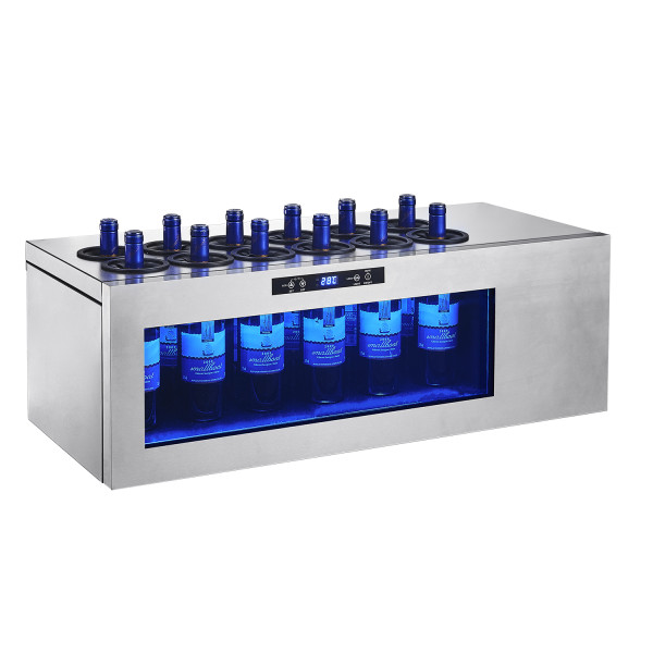 Counter Top Wine Cooler-38L Single Temperature Zone for OEM/ODM Customizable Commercial Wine Fridge