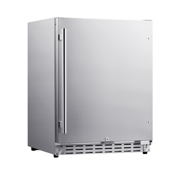 Customizable 118L Built-in or Freestanding Refrigerator with Single Door for Commercial or Home Use