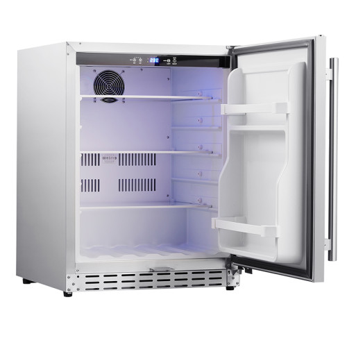 Customizable 118L Built-in or Freestanding Refrigerator with Single Door for Commercial or Home Use