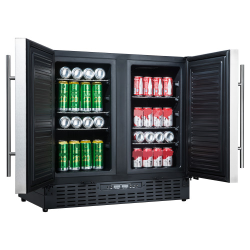OEM & ODM 155L Side by Side Door Refrigerator&Freezer- Ideal for Global Brands and Importers